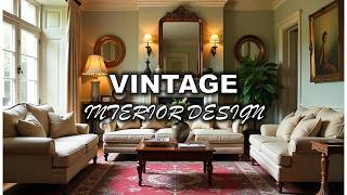 Retro Revival Timeless Vintage Interior Design Ideas [upl. by Kenay]