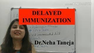 VACCINESDELAYED IMMUNIZATION COMMUNITY MEDICINE tutorials PSM lectures NEETPG2020FMGE2020 [upl. by Imit]