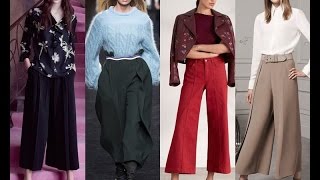 МОДНЫЕ БРЮКИ ВЕСНА ЛЕТО 2017 фото Тренды женских брюк HAUL Fashion Trends 2017 Trousers LOOKBOOK [upl. by Aihsekel]