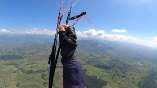 Vuelo parapente Roldanillo 15 Ene 24 AguaPVia Sevilla parte 2123 Skywalk Mint XC cross country [upl. by Ytinav]