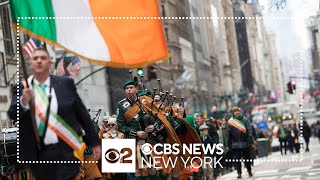 New York City preparing for worlds oldest St Patricks Day Parade [upl. by Erdnaid674]