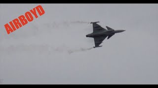 Saab Gripen  Farnborough Airshow [upl. by Atorod]