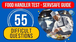 Food Handler Practice Test 2024  ServSafe Study Guide 55 Difficult Questions [upl. by Elbon]