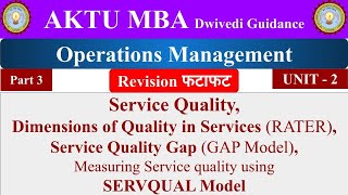 7 operations management operations management lecture operations management unit 2 aktu mba [upl. by Harv]