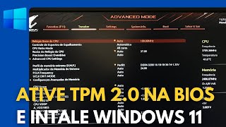 Como Ativar o TPM 20 na BIOS GIGABYTE AORUS B550M AMD [upl. by Stead]