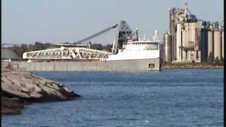 McKee Sons and Tug Invincible Downbound Port Huron [upl. by Medlin]