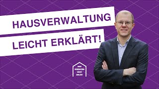 Hausverwaltung leicht erklärt  Stefan Jaklitsch [upl. by O'Malley]