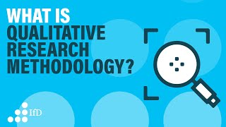 Qualitative research methodology I qualitative research methods an overview [upl. by Nagey]