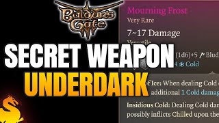 Secret Underdark Weapon MOURNING FROST  BALDURS GATE 3 [upl. by Nlyak]