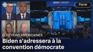 Panel américain  début de la convention démocrate à Chicago [upl. by Haroun]