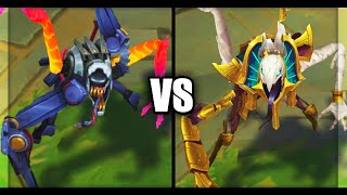 Praetorian Fiddlesticks vs Risen Fiddlesticks Epic Skins Comparison League of Legends [upl. by Trevor]