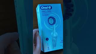 ORALB PRO 300 Vitality Rechargable Toothbrush Unboxing [upl. by Eilahs]