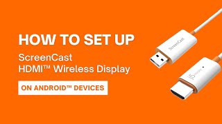 j5create  How to Set Up ScreenCast HDMI™ Wireless Display on Android™ Devices [upl. by Mor]