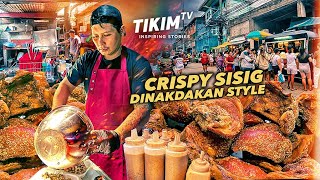 Kanto SISIG DINAKDAKAN Style sa Taguig  Bagnet Crispy Sisig  Kalye Tres Sisig Story  TIKIM TV [upl. by Adniled503]