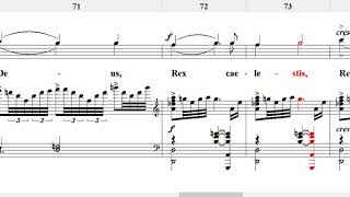 John Rutter Gloria 2nd Movement 베이스1 [upl. by Lentha19]