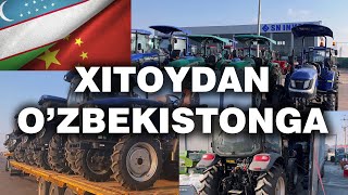 Xitoydan ortilgan traktorlar yetib keldi SN INVEST [upl. by Takken]