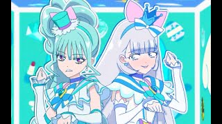 Wonderful Precure Ed 2 Remix Nyammy and Lillian Ver [upl. by Elsi]