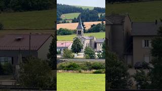 Laveyrune et son clocher au bord de l’Allier et du chemin de fer Montagne de l’Ardèche [upl. by Dnomyaw]