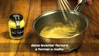 Peito de frango com Molho de Mostarda Dijon Original Maille [upl. by Kaya]