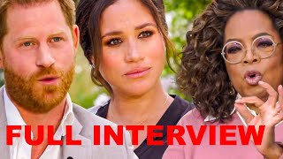 OPRAH FULL INTERVIEW MEGHAN and HARRY  CBS OPRAH FULL INTERVIEW Meghan MEGHAN MARKLE [upl. by Kingsly538]