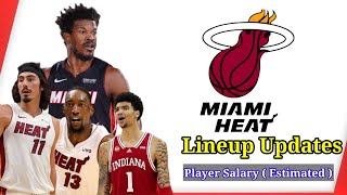 Miami Heat lineup updates NBA 202425 Season  Miami Rosters 2024 [upl. by Imhskal]