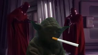 Yoda VS Palpatine but yoda is HIGH  Office Wars [upl. by Briney]