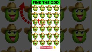 Find The Odd One Out Emoji Challenge 141 Ep 86 shorts quiz emoji guess [upl. by Ettenaej]