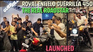 Launching New Bike  Royal Enfield Guerrilla 450  The Real Roadster  royalenfieldguerrilla450 [upl. by Binetta]