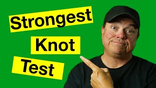 Testing the Worlds Strongest Fishing Knot  Testing the Strongest Fishing Knot  Knot Strength Test [upl. by Edgerton]