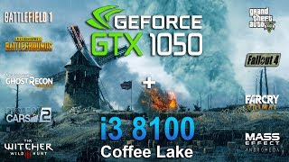 GTX 1050  i3 8100 Test in 9 Games [upl. by Lewes440]