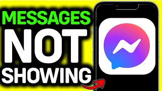 UPDATED 2024 How To Fix Facebook Messenger Not Showing Messages [upl. by Bonnell]