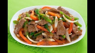 Pepper Steak Recipe  Easy Recipe  Couples Food And Adventures [upl. by Holton]