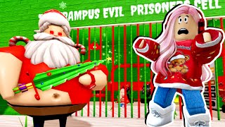 ÉCHAPPER À LA PRISON DU PIRE PÈRE NOËL BARRY IL EST HORRIBLE SANTA CLAUS BARRYS PRISON RUN ROBLOX [upl. by Madden]