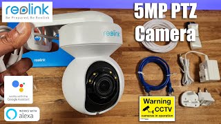 Reolink E1 Outdoor 5MP PTZ Camera Unboxing and Setup [upl. by Shriver]