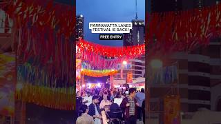 FREE PARRAMATTA FESTIVAL THIS WEEK IN SYDNEY 🫶 parramatta parramattalanes thingstodoinsydney [upl. by Laleb]