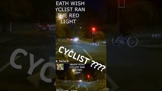 Cyclist running red light automobile funny roadrage baddrivers dashcambcyclist hgv uk [upl. by Omsoc]