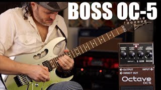 BOSS OC5 Demo 3 Cool Octave Tricks [upl. by Petigny515]