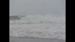 Enormous surf at Matapalo Beach in Costa Rica [upl. by Faustus]