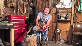 How to Make a Tomahawk using an Axe Head [upl. by Nama]