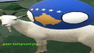 Kosovo with a goat greenscreen [upl. by Grieve]