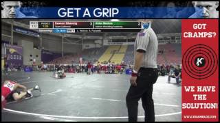 3670 Cadet 132 Mat 4 Dawson Sihavong Team California vs Aidan Medora Askren Wrestling Academy xkkmhf [upl. by Ludovika]