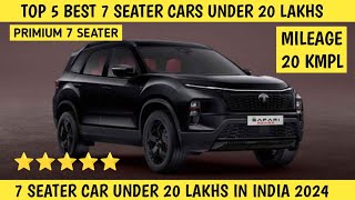 Top 7Seater Cars in India 2024 [upl. by Nirroc430]