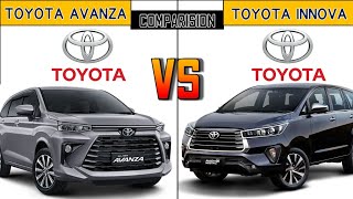 2022 Toyota Avanza vs Toyota Innova Comparison philippines [upl. by Nikkie]