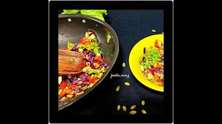 Salad dressing recipe Healthy mix vegetable Salad Olive oil dressing purenutrition saladdressing [upl. by Cheria758]