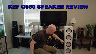 KEF Q950 Tower Floor Standing Speaker Review  Home Theater and Music  8 inch Woofers [upl. by Anyad529]