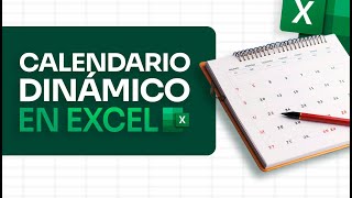 Cómo crear un calendario dinámico en Excel [upl. by Terrena]