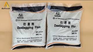 Aluminum Casting Slag Remover  Slagging Flux [upl. by Kaliski]