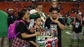 Hawaii Football Highlights vs Army 113013 [upl. by Silsbye]