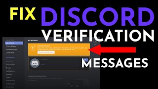 Fix Discord Not Sending Messages  Discord Email Verification [upl. by Stonwin]