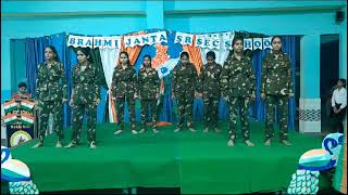 Teri Mitti Dance  Independence Day Celebration  Brahmi Janta School [upl. by Occor]